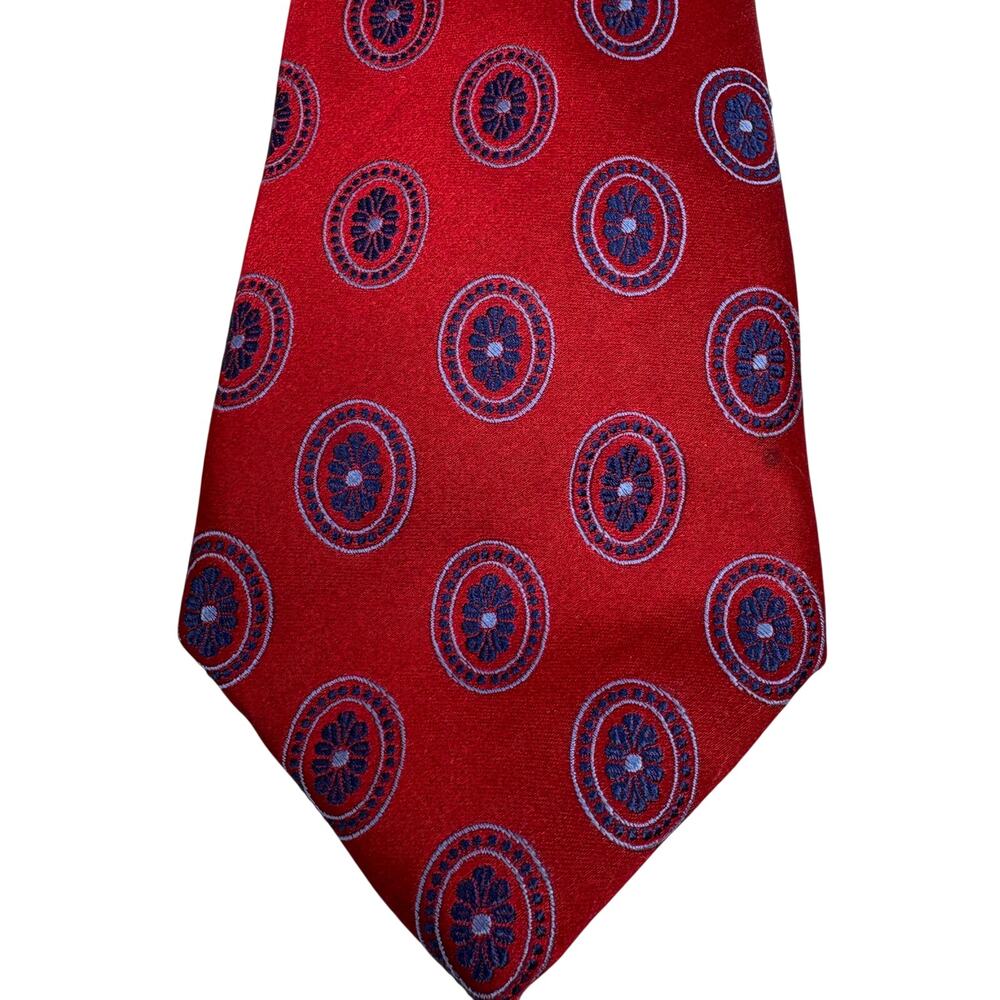 Ted Baker Silk Ties LOT 4 Geo Mid Mod Stripe Dot Paisley Classic Old Money Suit - Picture 3 of 6